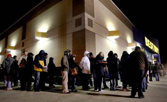 What happened to the long lines on Black Friday?