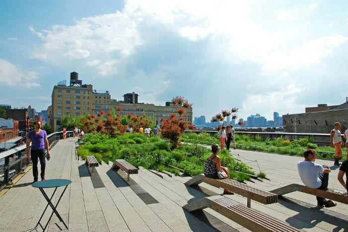 High Line park in New York City