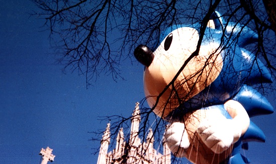 Sonic the Hedgehog in Macy's Parade