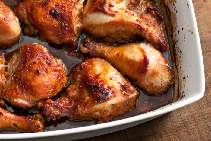 marinated and baked chicken