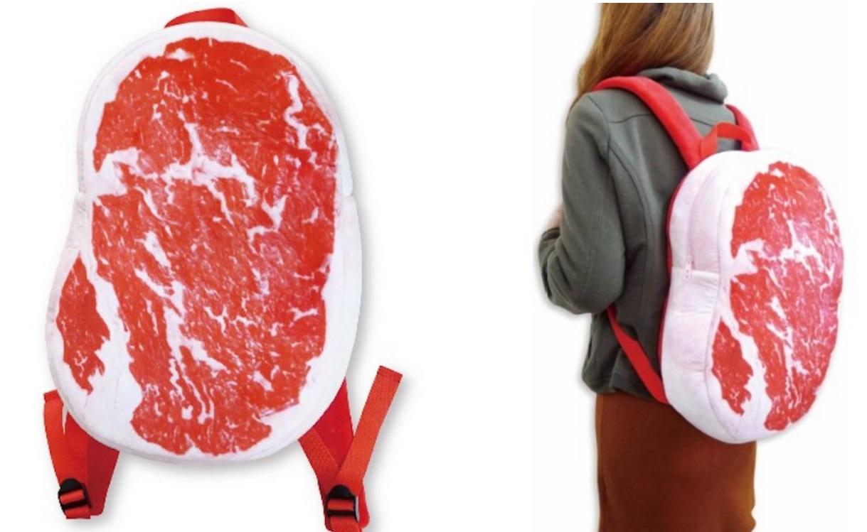 Meat backpacks are a rare and delicious looking fashion accessory