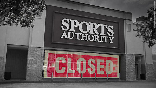 Sports Authority closed